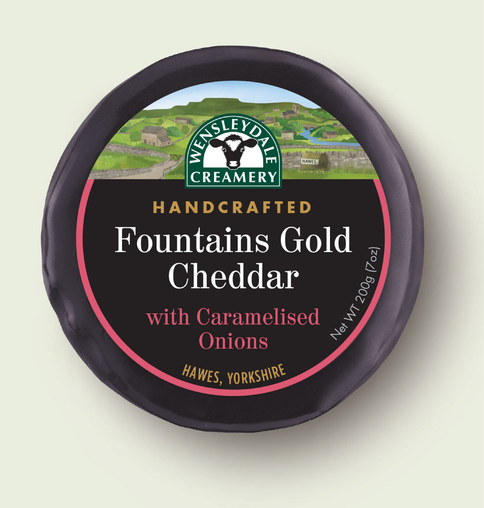 Fountain's Gold Cheddar with Caramelised Onions 200g