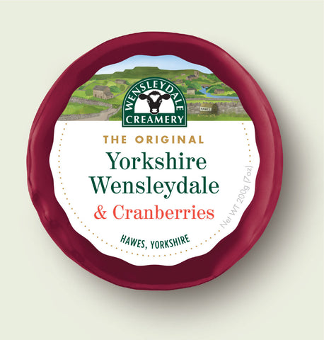 Yorkshire Wensleydale & Cranberries 200g