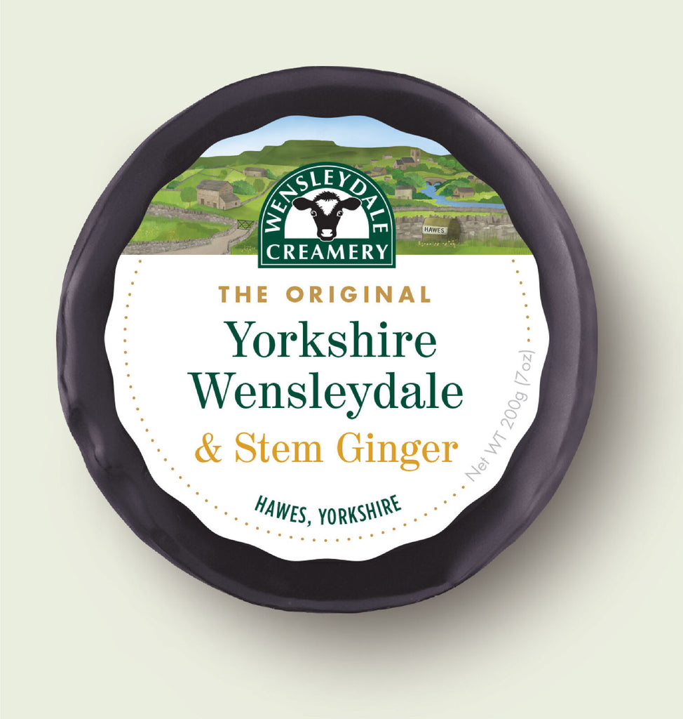 Wensleydale with Stem Ginger Truckle 200g