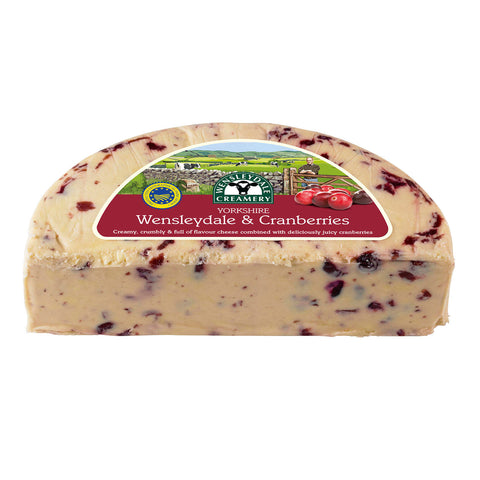 Yorkshire Wensleydale & Cranberries (1.25kg)